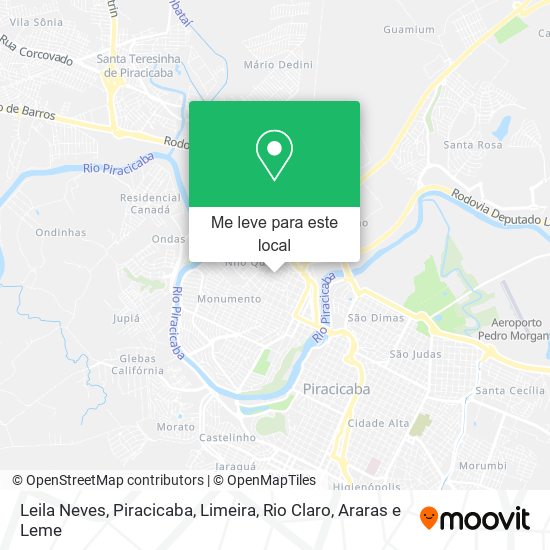 Leila Neves mapa