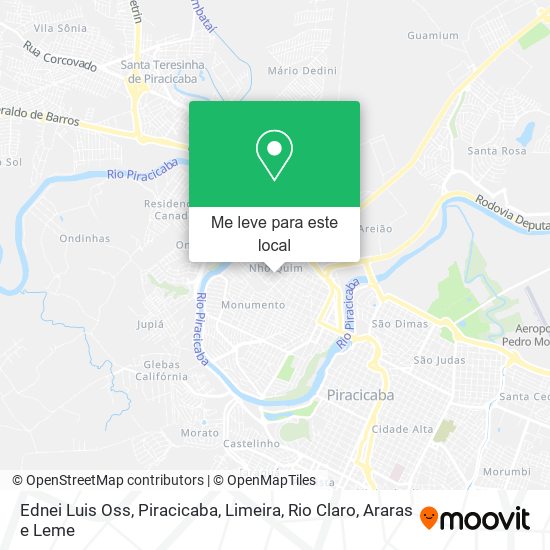 Ednei Luis Oss mapa