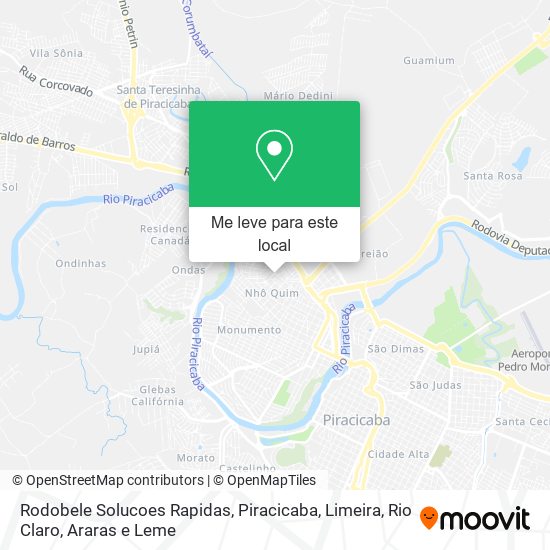 Rodobele Solucoes Rapidas mapa