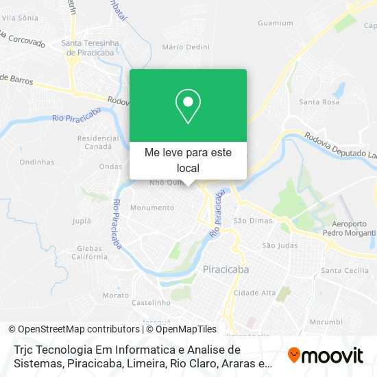 Trjc Tecnologia Em Informatica e Analise de Sistemas mapa