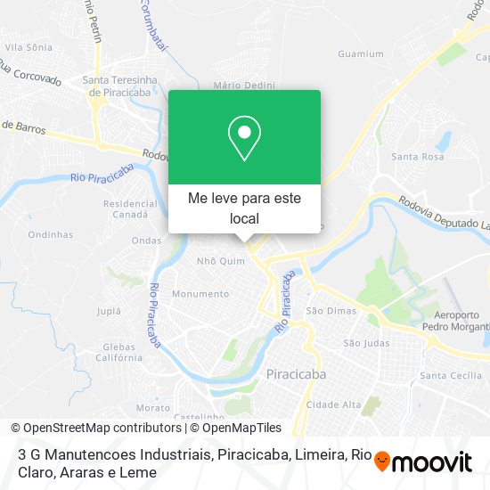 3 G Manutencoes Industriais mapa