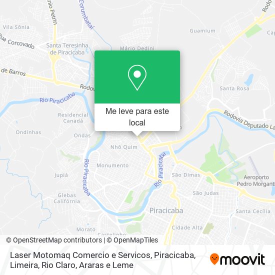 Laser Motomaq Comercio e Servicos mapa