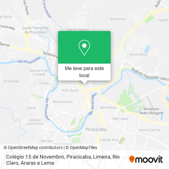Colégio 15 de Novembro mapa