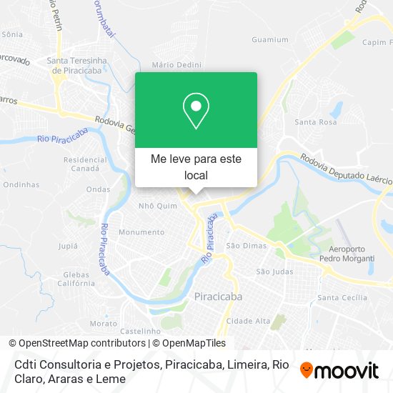 Cdti Consultoria e Projetos mapa