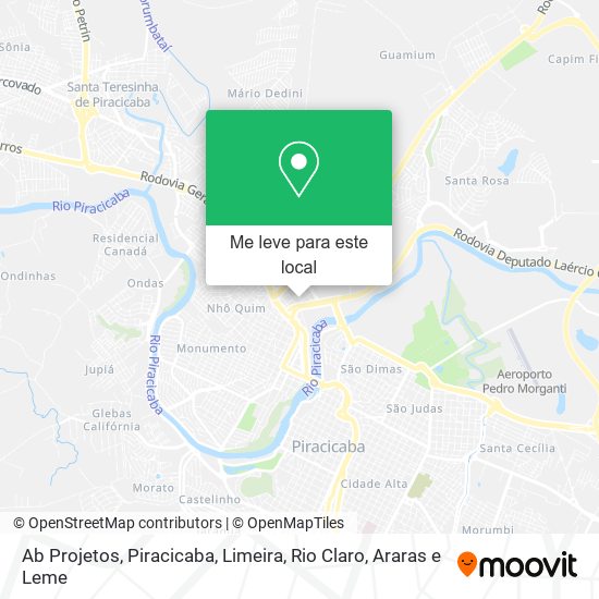 Ab Projetos mapa