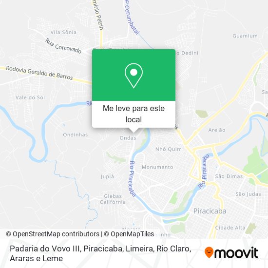 Padaria do Vovo III mapa