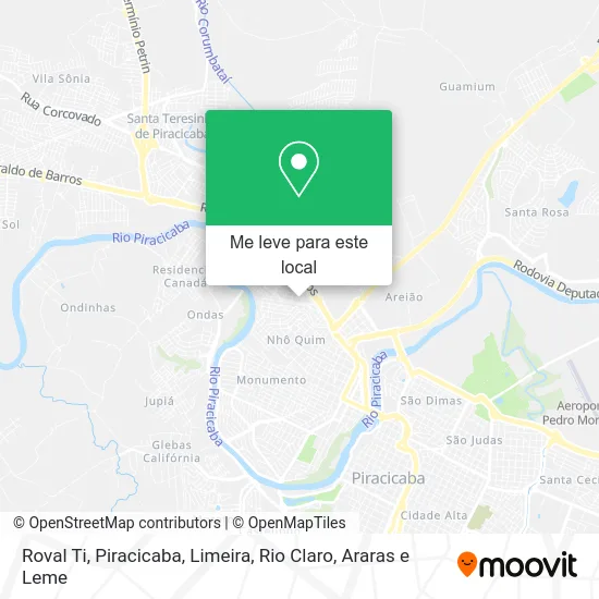 Roval Ti mapa