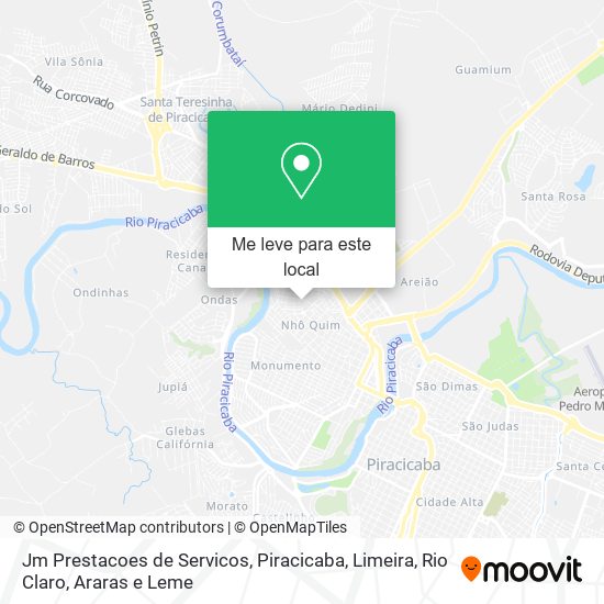 Jm Prestacoes de Servicos mapa