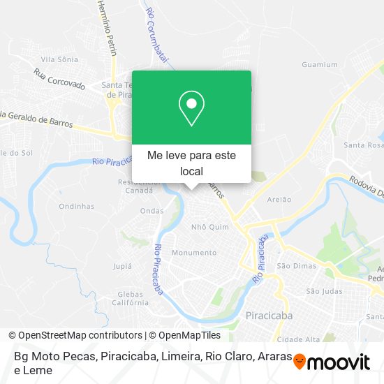 Bg Moto Pecas mapa