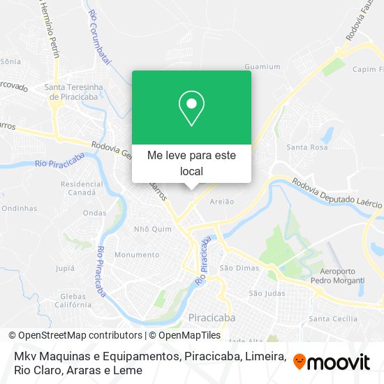 Mkv Maquinas e Equipamentos mapa