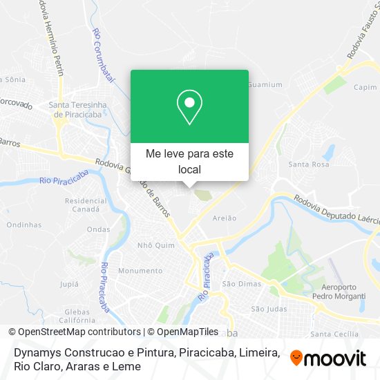 Dynamys Construcao e Pintura mapa