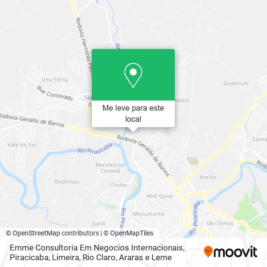 Emme Consultoria Em Negocios Internacionais mapa