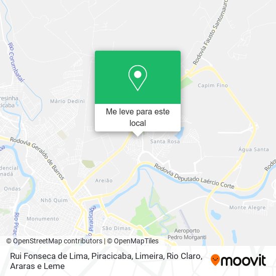 Rui Fonseca de Lima mapa