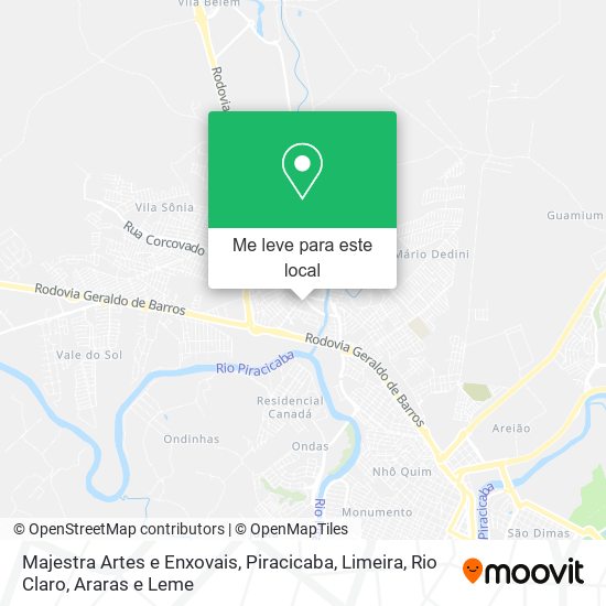 Majestra Artes e Enxovais mapa