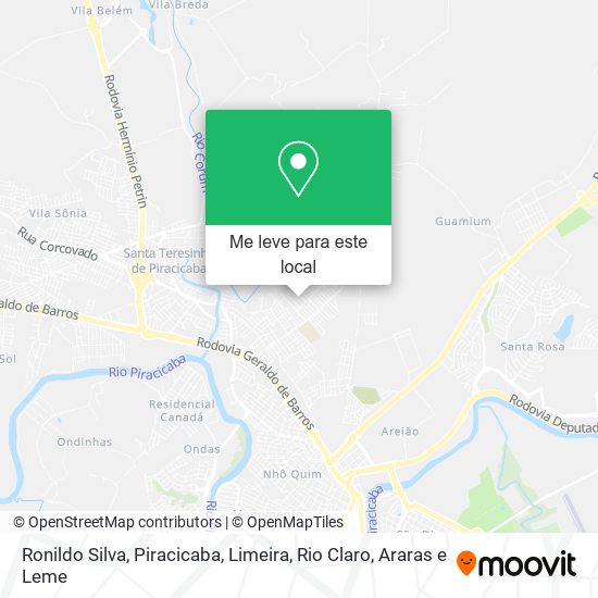 Ronildo Silva mapa