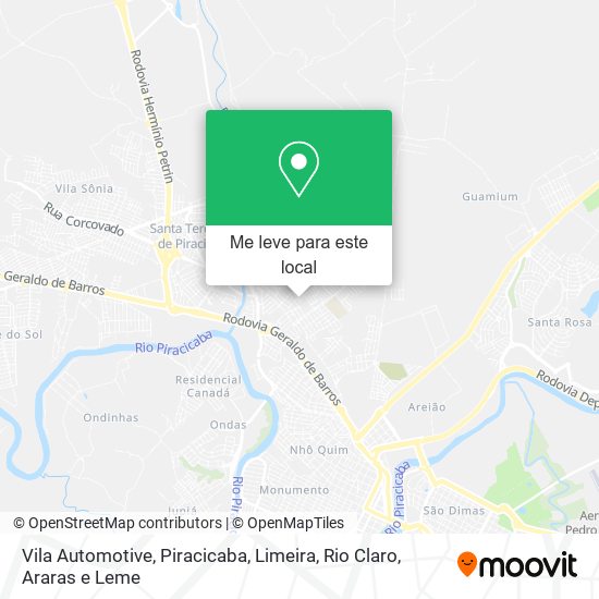 Vila Automotive mapa