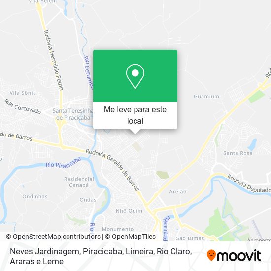 Neves Jardinagem mapa