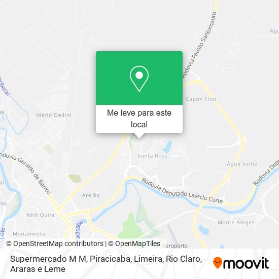 Supermercado M M mapa