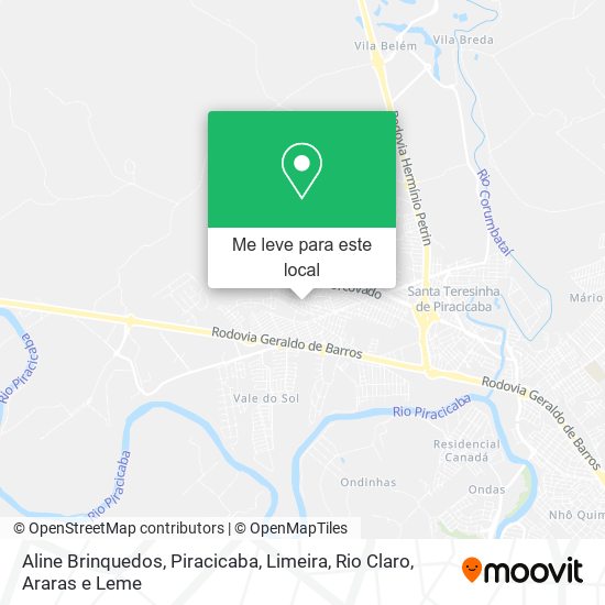 Aline Brinquedos mapa