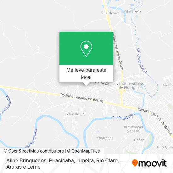 Aline Brinquedos mapa