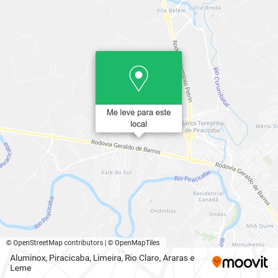 Aluminox mapa