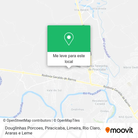 Douglinhas Porcoes mapa