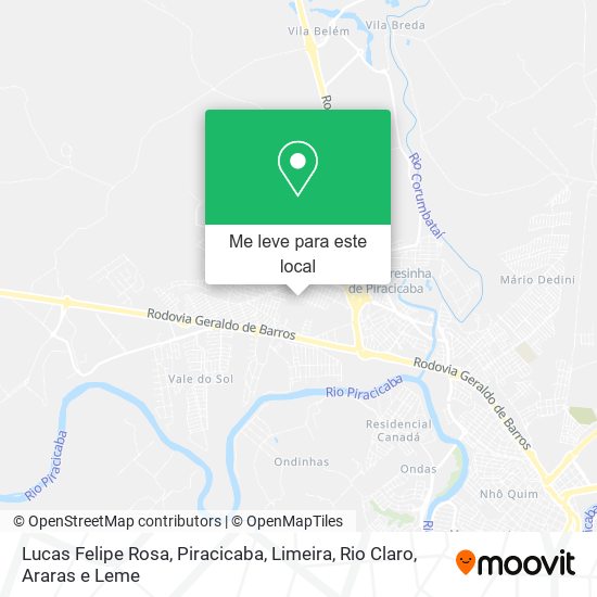 Lucas Felipe Rosa mapa