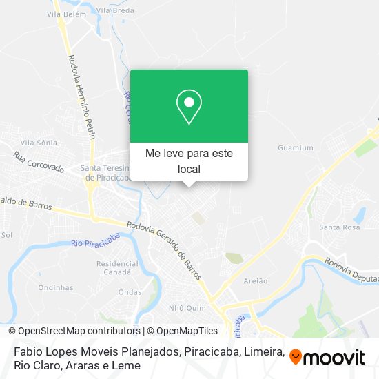 Fabio Lopes Moveis Planejados mapa