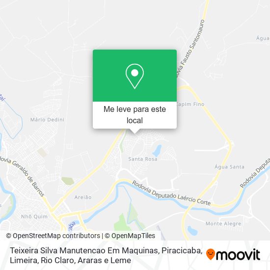 Teixeira Silva Manutencao Em Maquinas mapa