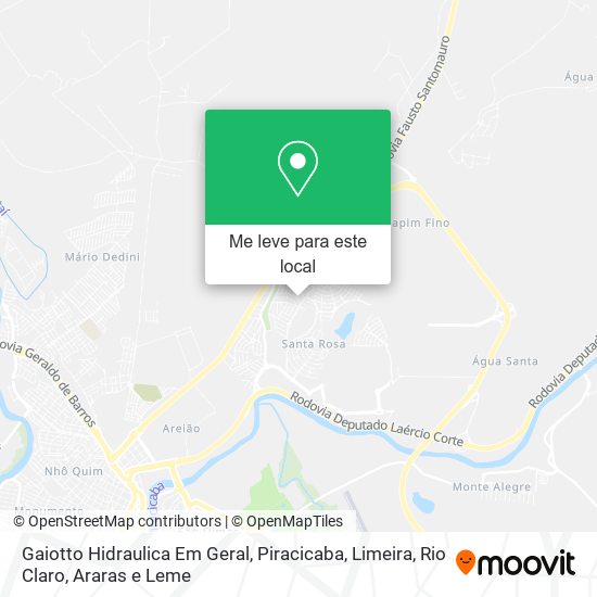 Gaiotto Hidraulica Em Geral mapa