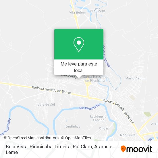 Bela Vista mapa