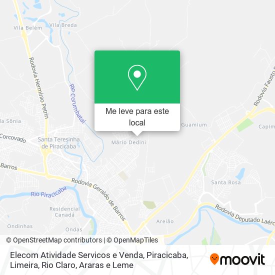 Elecom Atividade Servicos e Venda mapa