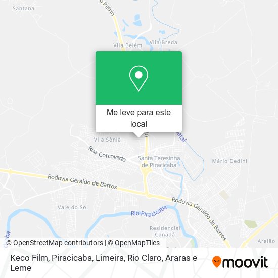 Keco Film mapa