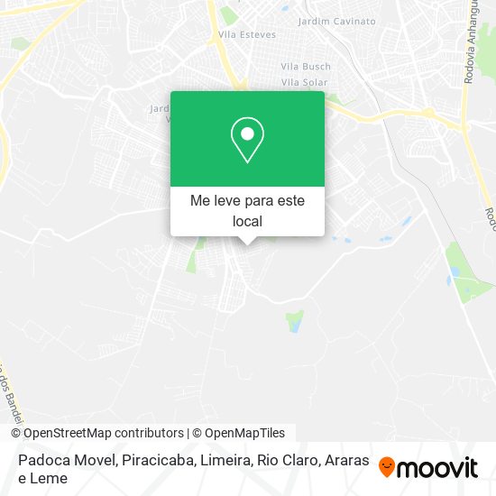 Padoca Movel mapa