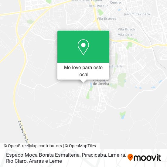 Espaco Moca Bonita Esmalteria mapa