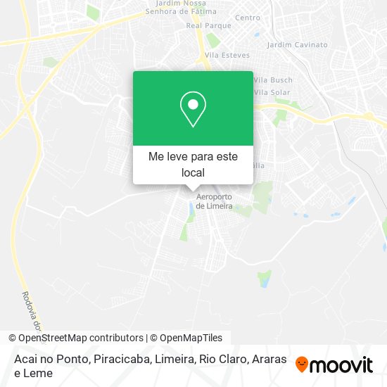 Acai no Ponto mapa