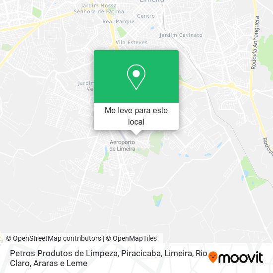 Petros Produtos de Limpeza mapa