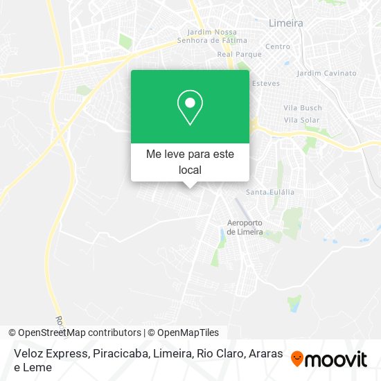 Veloz Express mapa