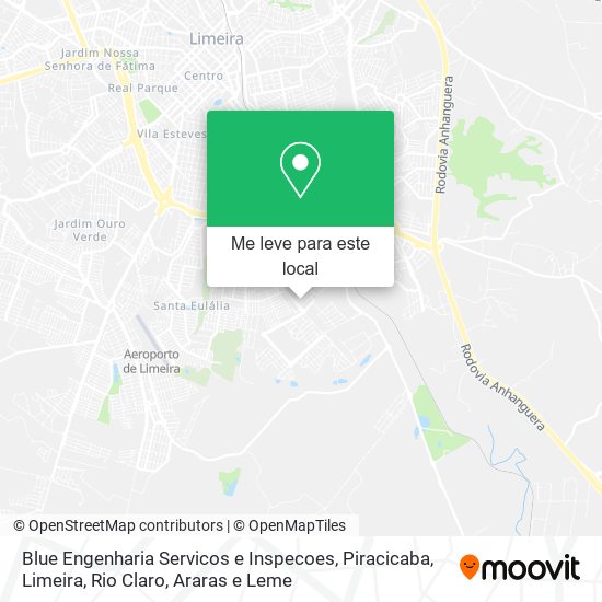 Blue Engenharia Servicos e Inspecoes mapa