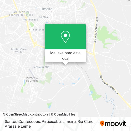 Santos Confeccoes mapa