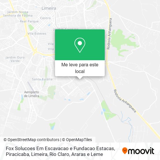 Fox Solucoes Em Escavacao e Fundacao Estacas mapa