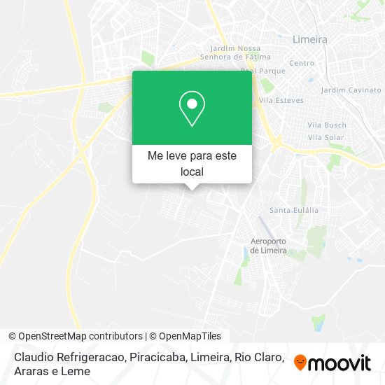 Claudio Refrigeracao mapa