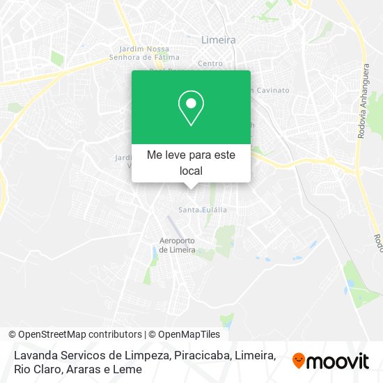 Lavanda Servicos de Limpeza mapa