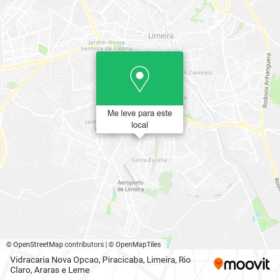 Vidracaria Nova Opcao mapa