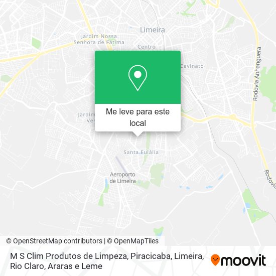 M S Clim Produtos de Limpeza mapa