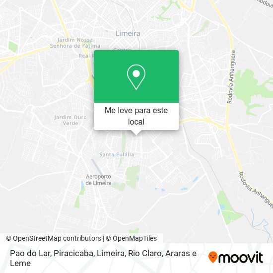 Pao do Lar mapa