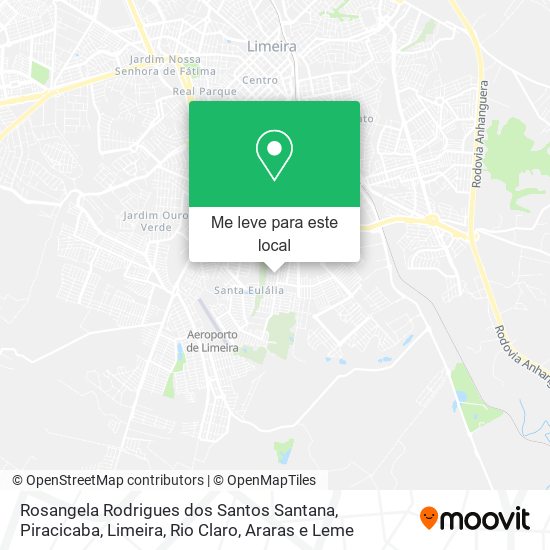 Rosangela Rodrigues dos Santos Santana mapa