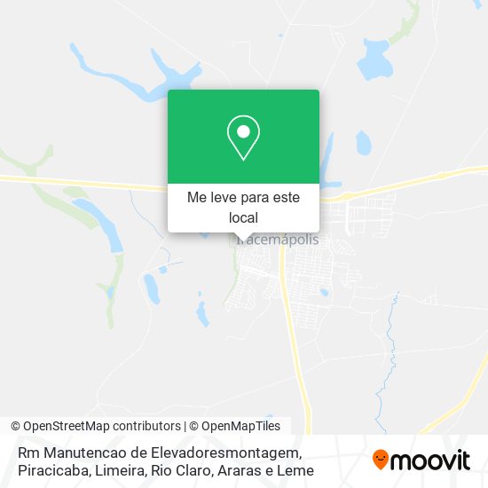 Rm Manutencao de Elevadoresmontagem mapa