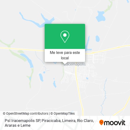 Psl Iracemapolis SP mapa