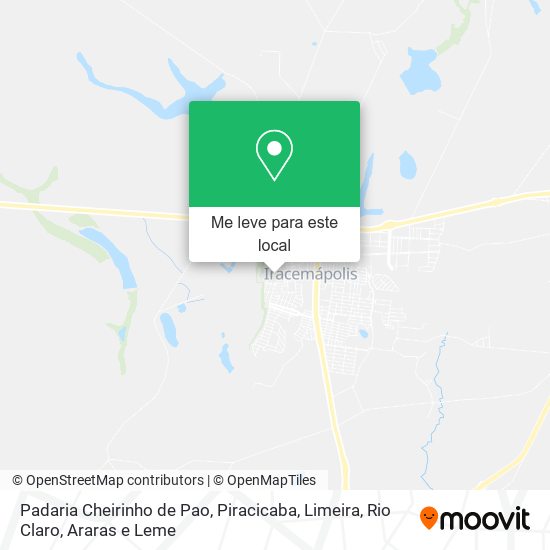 Padaria Cheirinho de Pao mapa